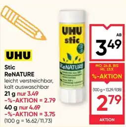 Maximarkt UHU Stic ReNATURE Angebot