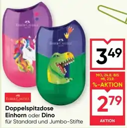 Maximarkt Doppelspitzdose Einhorn oder Dino Angebot