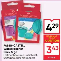 Maximarkt Faber-Castell Wasserbecher Click & go Angebot