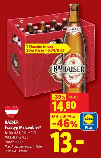 Kaiser Fasstyp Märzenbier