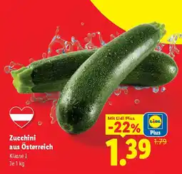 Lidl Zucchini aus Österreich Angebot