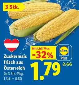 Lidl Zuckermäis frisch aus Österreich Angebot