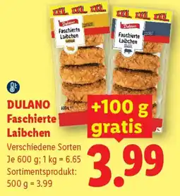 Lidl Dulano Faschierte Laibchen Angebot