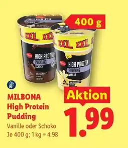 Lidl MILBONA High Protein Pudding Angebot