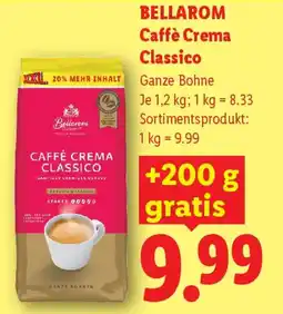 Lidl Bellarom Caffè Crema Classico Angebot
