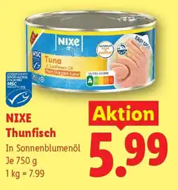 Lidl Nixe Thunfisch Angebot