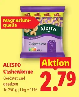 Lidl Alesto Cashewkerne Angebot