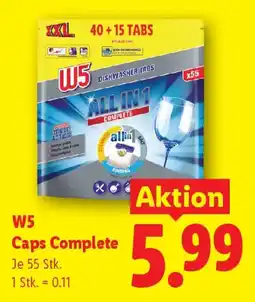 Lidl W5 Caps Complete Angebot