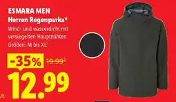 Lidl Esmara Men Herren Regenparka Angebot