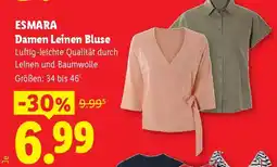 Lidl ESMARA Damen Leinen Bluse Angebot