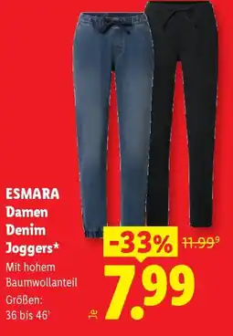 Lidl Esmara Damen Denim Joggers Angebot