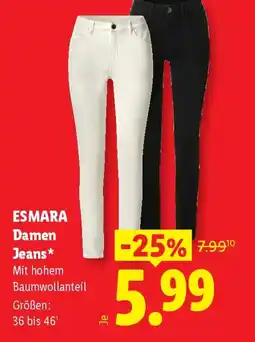 Lidl ESMARA Damen Jeans Angebot