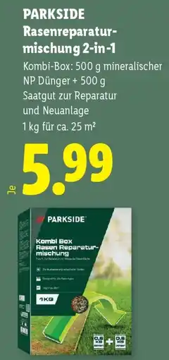 Lidl Parkside Rasenreparatur-mischung 2-in-1 Angebot