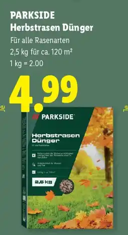 Lidl Parkside Herbstrassen Dünger Angebot