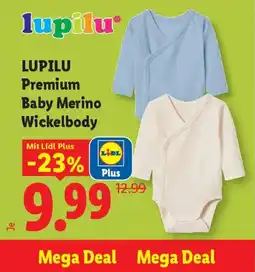 Lidl LUPILU Premium Baby Merino Wickelbody Angebot