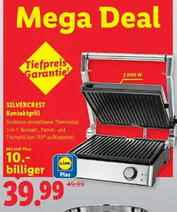 Lidl Silvercrest Kontaktgrill Angebot