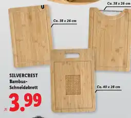 Lidl Silvercrest Bambus-Schneidebrett Angebot