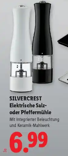 Lidl Silvercrest elektrische Salz- oder Pfeffermühle Angebot