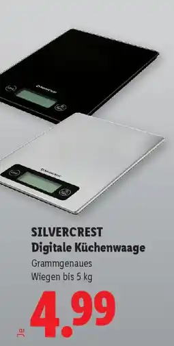 Lidl Silvercrest Digitale Küchenwaage Angebot