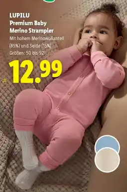 Lidl Lupilu Premium Baby Merino Strampler Angebot