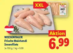 Lidl Wiesentaler Frische Maishendl Innenfilets Angebot
