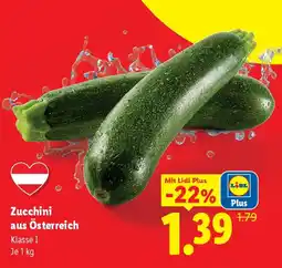 Lidl Zucchini aus Österreich Angebot