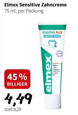 Eurogast Grissemann Elmex Sensitive Zahncreme Angebot
