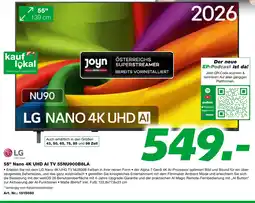 EP LG Nano 4K UHD AI TV 55NU900B6LA Angebot