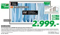 EP Samsung 75" The Frame Pro LS03HW 4K Samsung Vision AI Smart TV Angebot