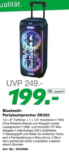 EP Bluetooth-Partylautsprecher SK220 Angebot