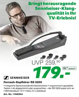 EP Sennheiser Fernseh-Kopfhörer RS 5200 Angebot