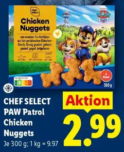 Lidl Chef Select PAW Patrol Chicken Nuggets Angebot