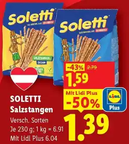 Lidl Soletti Salzstangen Angebot