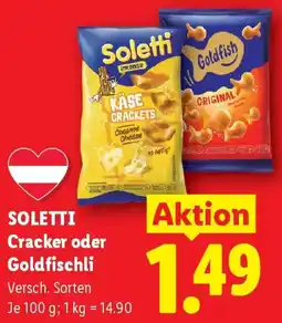 Lidl Soletti Cracker oder Goldfischli Angebot