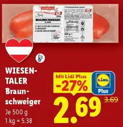 Lidl Wiesen-Taler Braunschweiger Angebot