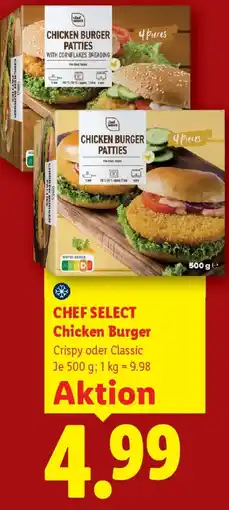 Lidl Chef Select Chicken Burger Angebot