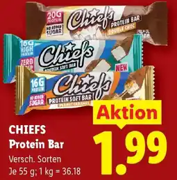 Lidl Chiefs Protein Bar Angebot