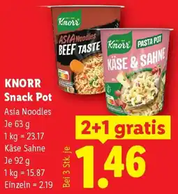 Lidl Knorr Snack Pot Angebot