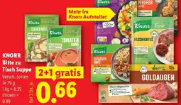 Lidl Knorr Bitte zu Tisch Suppe Angebot