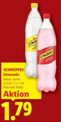 Lidl Schweppes Limonade Angebot