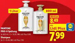Lidl Pantene Pro-V Spülung oder Shampoo Angebot