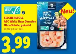 Lidl Fischerstolz ASC White Tiger Garnelen Angebot