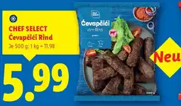 Lidl Chef Select Čevapčići Rind Angebot