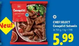 Lidl Chef Select Čevapčići Schwein Angebot