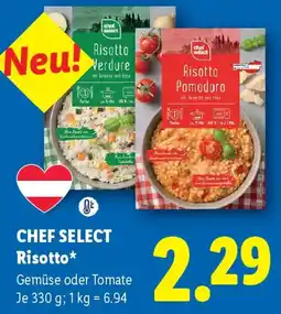 Lidl Chef Select Risotto Angebot