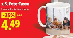 Lidl Foto-Tasse Angebot