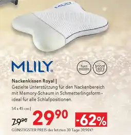 Matratzen Concord MLILY. Nackenkissen Royal Angebot
