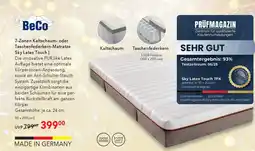 Matratzen Concord BeCo 7-Zonen Kaltschaum- oder Taschenfederkern-Matratze Sky Latex Touch Angebot