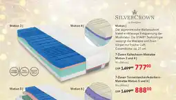 Matratzen Concord SILVERCROWN 7-Zonen Tonnentaschenfederkern- Matratze Motion 5 und 6| Angebot