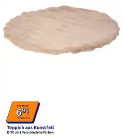 Action Teppich aus Kunstfell Angebot